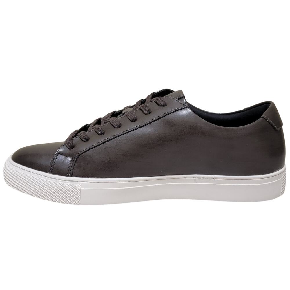 Alfani Men Grayson Low Top Lace Up Sneakers Size US 9M Dark Grey Faux Leather - Picture 3 of 5